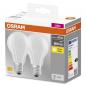 Preview: Doppelpack E27 Osram LED BASE Lampen opalweißes GLAS 6,5W wie 60W warmweiße  Wohnbeleuchtung
